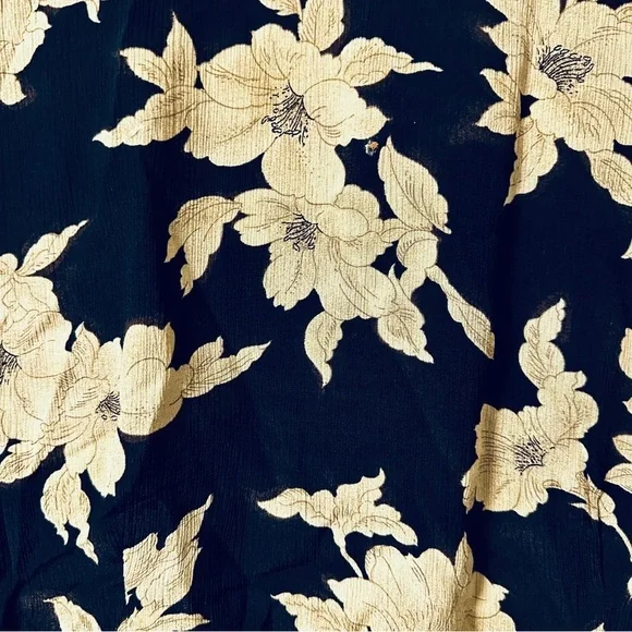 Vintage 80s/90s Rena Rowan Dark Floral Top Maxi Skirt Set Women’s Size 10 Retro - Picture 9 of 16